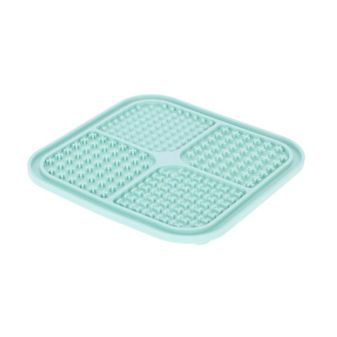 KERBL Mata do lizania, 20 x 20 cm, turkusowa KERBL Mata do lizania, 20 x 20 cm, turkusowa