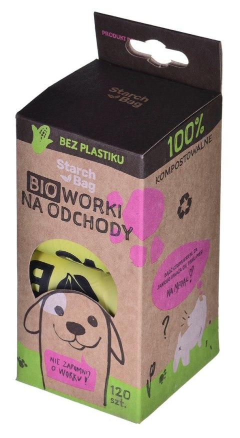 STARCH BAG - bioworki na odchody - 8 x 15 szt. STARCH BAG - bioworki na odchody - 8 x 15 szt.