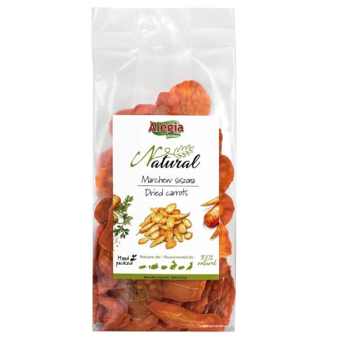 ALEGIA przysmak Marchew suszona 60g ALEGIA przysmak Marchew suszona 60g
