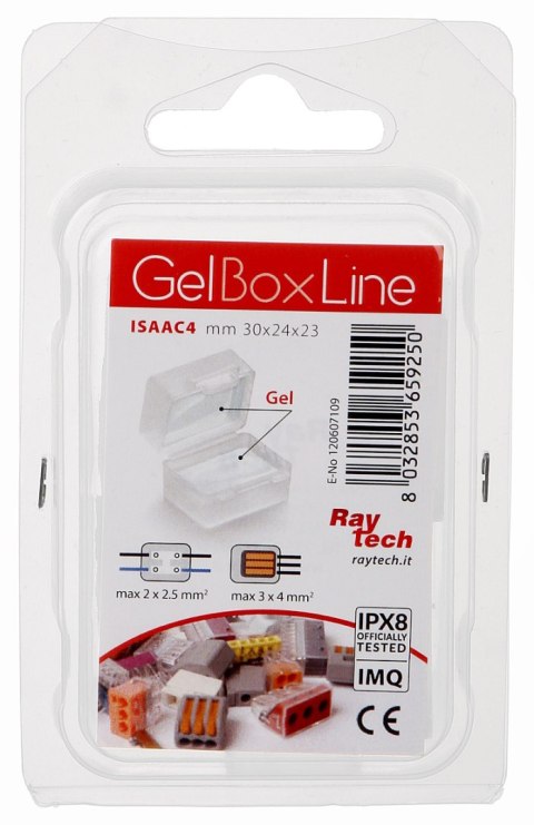 PUSZKA POŁĄCZENIOWA GELBOX ISAAC-4 IP68 RayTech PUSZKA POŁĄCZENIOWA GELBOX ISAAC-4 IP68 RayTech