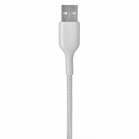 Kabel Belkin BoostCharge Braided Lightning to USB-A Cable 1m oplot White Kabel Belkin BoostCharge Braided Lightning to USB-A Cable 1m oplot White