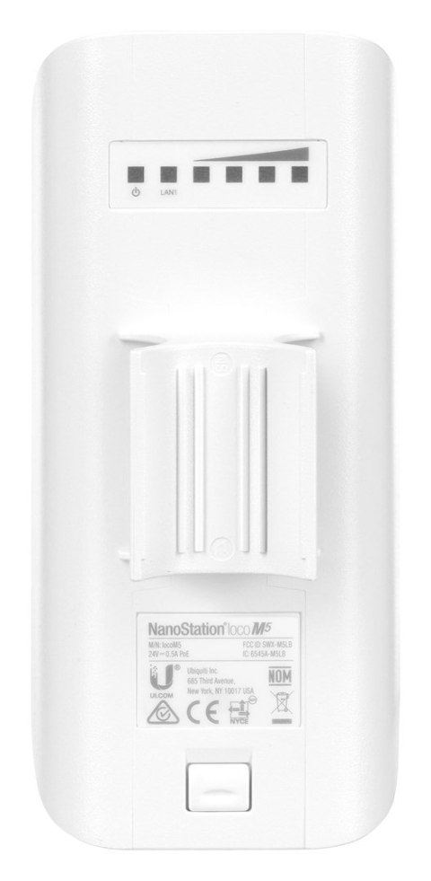 Access Point UBIQUITI LocoM5(EU) (150 Mb/s - 802.11a, 150 Mb/s - 802.11n) Access Point UBIQUITI LocoM5(EU) (150 Mb/s - 802.11a, 150 Mb/s - 802.11n)