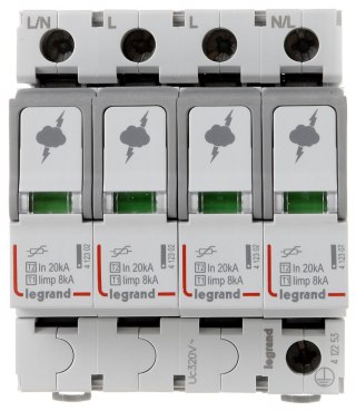 OGRANICZNIK PRZEPIĘĆ LE-412253 TRÓJFAZOWY TYP 1+2 LEGRAND