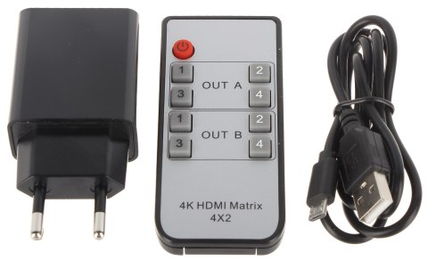 PRZEŁĄCZNIK HDMI-SW-4/2-MATRIX PRZEŁĄCZNIK HDMI-SW-4/2-MATRIX