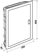 ROZDZIELNICA PODTYNKOWA 36-MODUŁOWA LE-602433 RWN LEGRAND