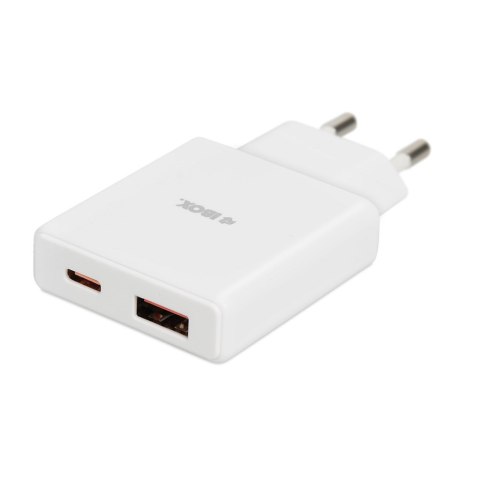 IBOX ŁADOWARKA UNIWERSALNA C-43 GAN PD30W SLIM USB A+C WHITE IBOX ŁADOWARKA UNIWERSALNA C-43 GAN PD30W SLIM USB A+C WHITE