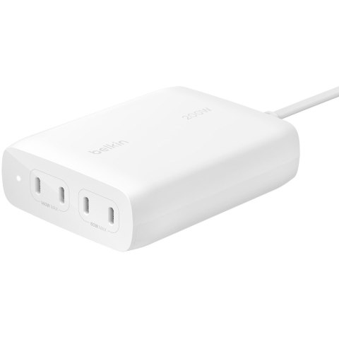 Ładowarka Belkin BoostCharge Pro 4-Port USB-C PD 3.1 GaN Charger 200W White Ładowarka Belkin BoostCharge Pro 4-Port USB-C PD 3.1 GaN Charger 200W White