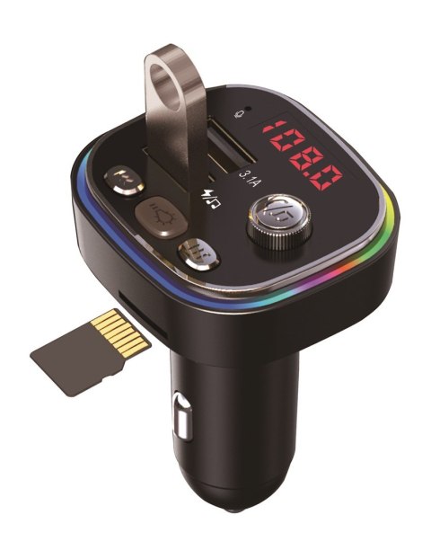 VAKOSS TRAMISTER SAMOCHODOWY RGB/ FM/ BLUETOOTH/ USB / 3.1A TC-B439 VAKOSS TRAMISTER SAMOCHODOWY RGB/ FM/ BLUETOOTH/ USB / 3.1A TC-B439