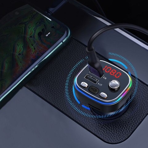 VAKOSS TRAMISTER SAMOCHODOWY RGB/ FM/ BLUETOOTH/ USB / 3.1A TC-B439 VAKOSS TRAMISTER SAMOCHODOWY RGB/ FM/ BLUETOOTH/ USB / 3.1A TC-B439