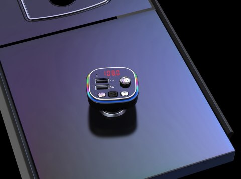 VAKOSS TRAMISTER SAMOCHODOWY RGB/ FM/ BLUETOOTH/ USB / 3.1A TC-B439 VAKOSS TRAMISTER SAMOCHODOWY RGB/ FM/ BLUETOOTH/ USB / 3.1A TC-B439