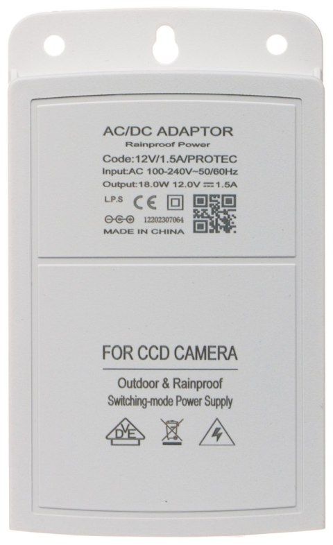 ZASILACZ 12V/1.5A/PROTEC