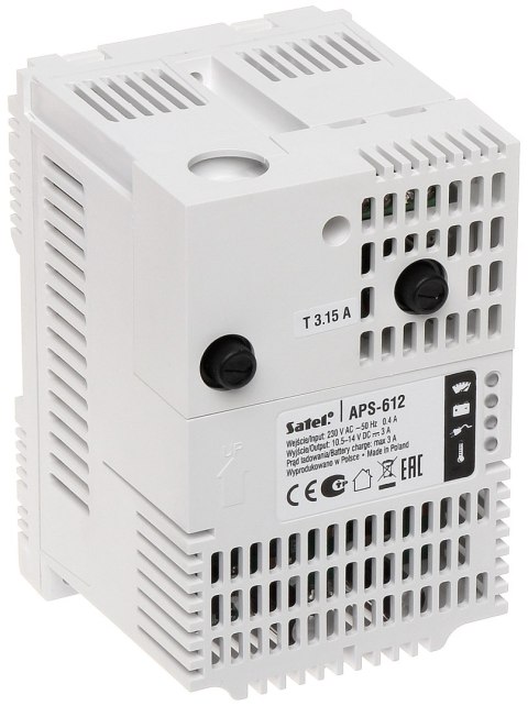 ZASILACZ BUFOROWY IMPULSOWY APS-612 SATEL ZASILACZ BUFOROWY IMPULSOWY APS-612 SATEL