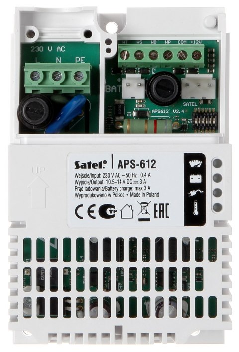 ZASILACZ BUFOROWY IMPULSOWY APS-612 SATEL ZASILACZ BUFOROWY IMPULSOWY APS-612 SATEL