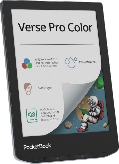 Ebook PocketBook Verse Pro Color 634 6" E-Ink Kaleido 3 16GB Wi-Fi Stormy Sea Ebook PocketBook Verse Pro Color 634 6" E-Ink Kaleido 3 16GB Wi-Fi Stormy Sea