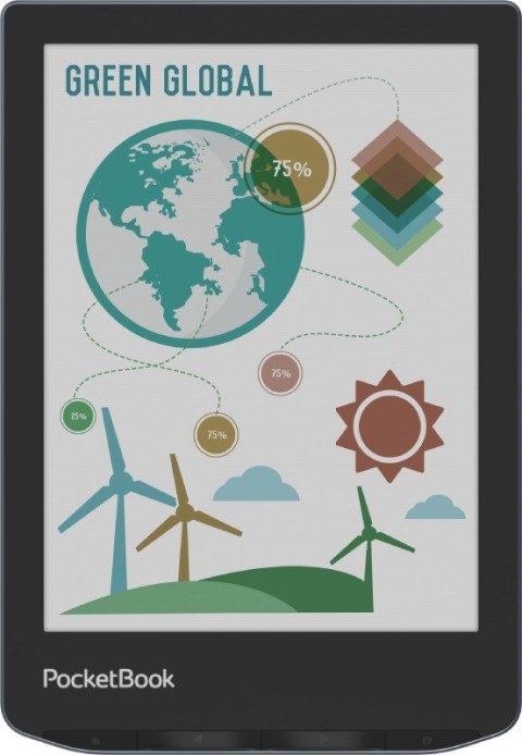 Ebook PocketBook Verse Pro Color 634 6" E-Ink Kaleido 3 16GB Wi-Fi Stormy Sea Ebook PocketBook Verse Pro Color 634 6" E-Ink Kaleido 3 16GB Wi-Fi Stormy Sea