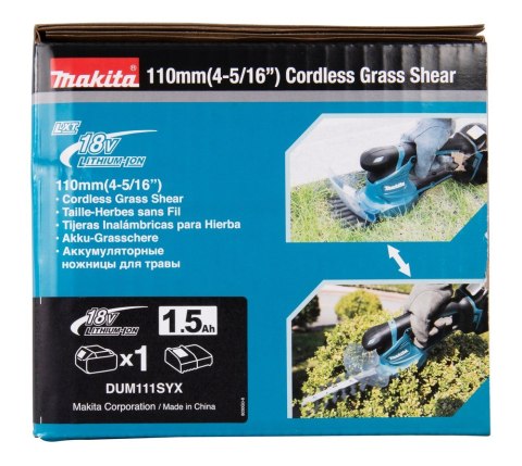 Nożyce do trawy Aku 18V 2w1 DUM111SYX MAKITA Nożyce do trawy Aku 18V 2w1 DUM111SYX MAKITA