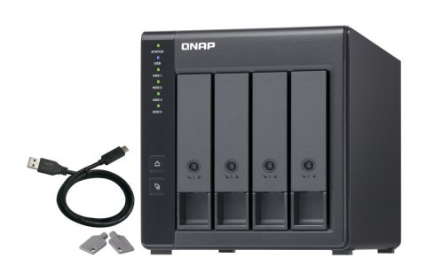 Qnap TR-004 Expansion unit ,Tower, 4x 3.5" SATA HDD, USB 3.0 type-C hardware RAID external enclosure (USB-C to USB-A cable inclu Qnap TR-004 Expansion unit ,Tower, 4x 3.5" SATA HDD, USB 3.0 type-C hardware RAID external enclosure (USB-C to USB-A cable inclu