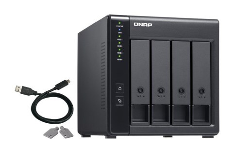 Qnap TR-004 Expansion unit ,Tower, 4x 3.5" SATA HDD, USB 3.0 type-C hardware RAID external enclosure (USB-C to USB-A cable inclu Qnap TR-004 Expansion unit ,Tower, 4x 3.5" SATA HDD, USB 3.0 type-C hardware RAID external enclosure (USB-C to USB-A cable inclu