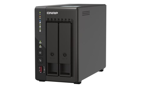 Qnap TS-253E-8G, Tower, 2 x 2.5"/3.5" SATA, Intel Celeron J6412 4C/4T, 8 GB DDR4 onboard not expandable, 2 x 2.5GbE, External ad Qnap TS-253E-8G, Tower, 2 x 2.5"/3.5" SATA, Intel Celeron J6412 4C/4T, 8 GB DDR4 onboard not expandable, 2 x 2.5GbE, External ad