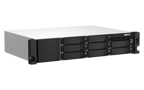 Qnap TS-864eU-RP-8G, 2U, 8 x 2.5"/3.5" SATA, Intel Celeron N5095 4C/4T, 8 GB DDR4 onboard not expandable, 2 x 2.5GbE, Redundant Qnap TS-864eU-RP-8G, 2U, 8 x 2.5"/3.5" SATA, Intel Celeron N5095 4C/4T, 8 GB DDR4 onboard not expandable, 2 x 2.5GbE, Redundant