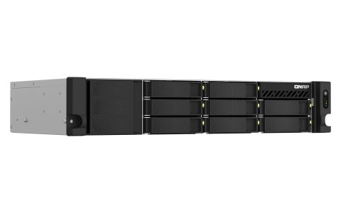 Qnap TS-864eU-RP-8G, 2U, 8 x 2.5"/3.5" SATA, Intel Celeron N5095 4C/4T, 8 GB DDR4 onboard not expandable, 2 x 2.5GbE, Redundant Qnap TS-864eU-RP-8G, 2U, 8 x 2.5"/3.5" SATA, Intel Celeron N5095 4C/4T, 8 GB DDR4 onboard not expandable, 2 x 2.5GbE, Redundant