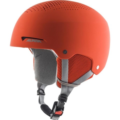 Kask narciarski ALPINA ZUPO PUMPKIN-ORANGE MATT 51-55 Kask narciarski ALPINA ZUPO PUMPKIN-ORANGE MATT 51-55