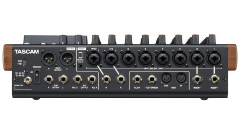 Tascam Model 12 - 10-kanałowy mikser z 12-ścieżkowym rejestratorem Tascam Model 12 - 10-kanałowy mikser z 12-ścieżkowym rejestratorem