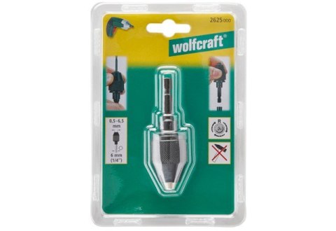 Uchwyt wiertarski szybkomocujący Wolfcraft 0,5-6,5mm Uchwyt wiertarski szybkomocujący Wolfcraft 0,5-6,5mm