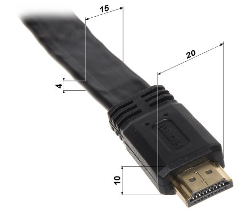 KABEL HDMI-10-FL 10 m KABEL HDMI-10-FL 10 m