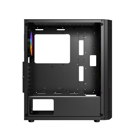 GEMBIRD OBUDOWA FORNAX 400X MIDI-TOWER (2X USB 3.0, 1X USB 2.0, HD AUDIO, SZKLANY PANEL BOCZNY, PODŚWIETLENIE ARGB) CZARNA GEMBIRD OBUDOWA FORNAX 400X MIDI-TOWER (2X USB 3.0, 1X USB 2.0, HD AUDIO, SZKLANY PANEL BOCZNY, PODŚWIETLENIE ARGB) CZARNA
