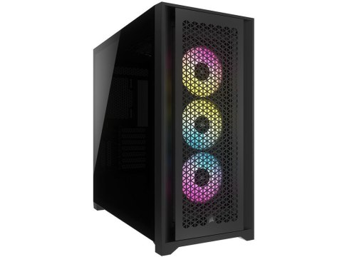 Obudowa Corsair iCUE 5000D RGB AIRFLOW Mid-Tower ATX Tempered Glass Black (CC-9011242-WW) Obudowa Corsair iCUE 5000D RGB AIRFLOW Mid-Tower ATX Tempered Glass Black (CC-9011242-WW)