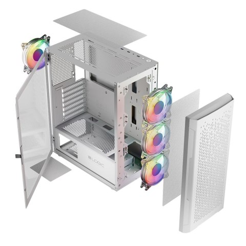 LOGIC OBUDOWA ARAMIS ARGB MIDI USB 3.0 WHITE LOGIC OBUDOWA ARAMIS ARGB MIDI USB 3.0 WHITE