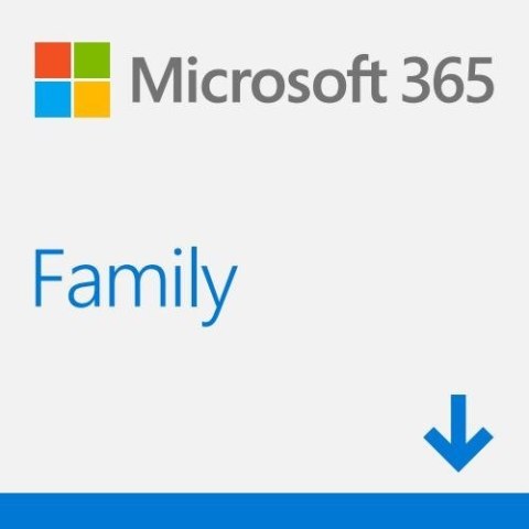 Microsoft 365 Family (6 użytkowników; 12 miesięcy; Wersja cyfrowa; Domowa; Polska); stara nazwa Office 365 Home Microsoft 365 Family (6 użytkowników; 12 miesięcy; Wersja cyfrowa; Domowa; Polska); stara nazwa Office 365 Home
