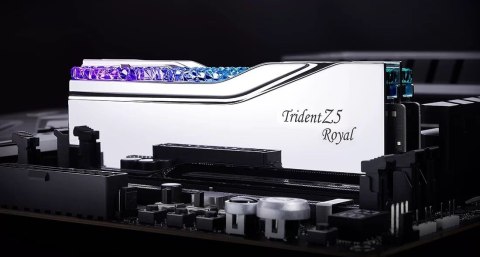 G.SKILL TRIDENT Z5 ROYAL RGB DDR5 2X48GB 6400MHZ CL32 XMP3 SILVER F5-6400J3239F48GX2-TR5S G.SKILL TRIDENT Z5 ROYAL RGB DDR5 2X48GB 6400MHZ CL32 XMP3 SILVER F5-6400J3239F48GX2-TR5S
