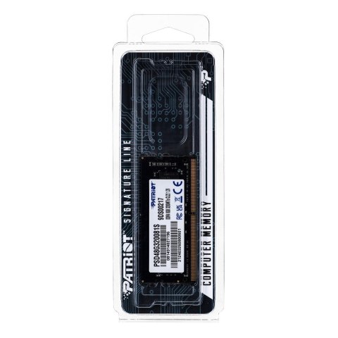 PATRIOT SO-DIMM DDR4 8GB 3200MHz Rank1 PATRIOT SO-DIMM DDR4 8GB 3200MHz Rank1