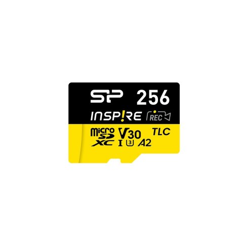 Silicon Power microSDXC Power Inspire 256GB V30 TLC 170/150 MB/S Silicon Power microSDXC Power Inspire 256GB V30 TLC 170/150 MB/S