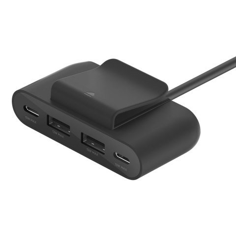 Ładowarka rozgałęziacz USB-C Belkin BoostCharge 4-Port USB Power Extender 1xUSB-C -> 2xUSB-A/2xUSB-C Black Ładowarka rozgałęziacz USB-C Belkin BoostCharge 4-Port USB Power Extender 1xUSB-C -> 2xUSB-A/2xUSB-C Black