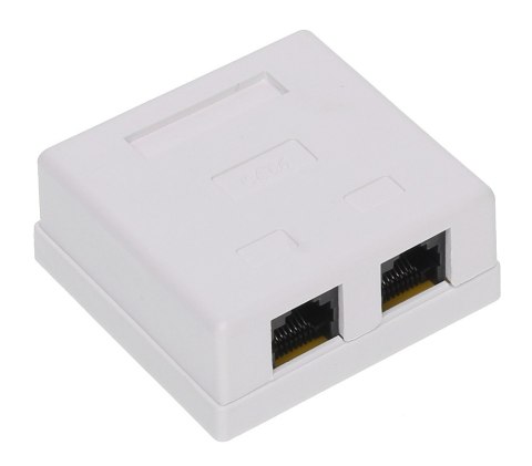 GNIAZDO KOŃCOWE RJ45-2G1/6 PODWÓJNE GNIAZDO KOŃCOWE RJ45-2G1/6 PODWÓJNE