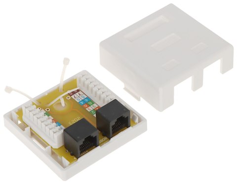 GNIAZDO KOŃCOWE RJ45-2G1/6 PODWÓJNE GNIAZDO KOŃCOWE RJ45-2G1/6 PODWÓJNE