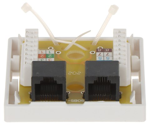 GNIAZDO KOŃCOWE RJ45-2G1/6 PODWÓJNE GNIAZDO KOŃCOWE RJ45-2G1/6 PODWÓJNE