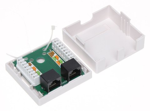 GNIAZDO KOŃCOWE RJ45-2G2 PODWÓJNE GNIAZDO KOŃCOWE RJ45-2G2 PODWÓJNE