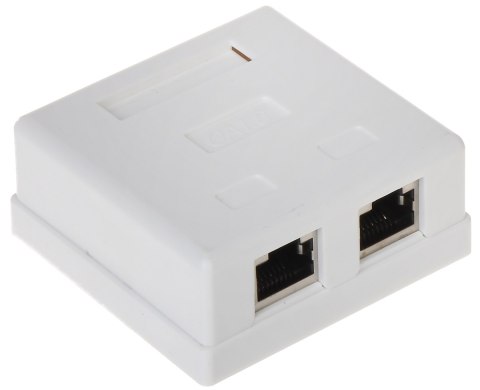 GNIAZDO KOŃCOWE RJ45-2G5/6 PODWÓJNE GNIAZDO KOŃCOWE RJ45-2G5/6 PODWÓJNE
