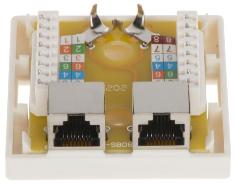 GNIAZDO KOŃCOWE RJ45-2G5/6 PODWÓJNE GNIAZDO KOŃCOWE RJ45-2G5/6 PODWÓJNE