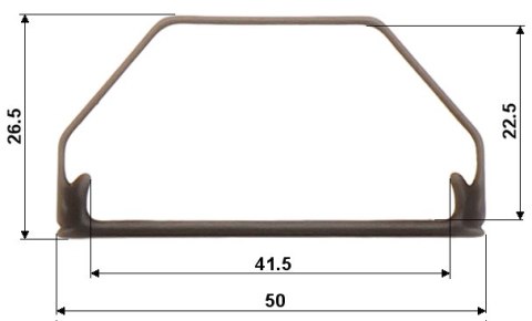 LISTWA MASKUJĄCA LMA-1100X50/B LISTWA MASKUJĄCA LMA-1100X50/B