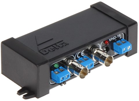 REPEATER VHD-15 WZMACNIACZ SYGNAŁU AHD, HD-CVI, HD-TVI DELTA REPEATER VHD-15 WZMACNIACZ SYGNAŁU AHD, HD-CVI, HD-TVI DELTA