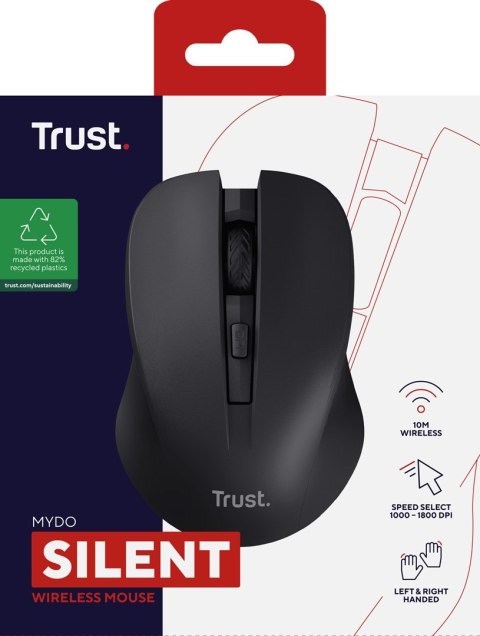Mysz TRUST Mydo Silent wireless Black Mysz TRUST Mydo Silent wireless Black