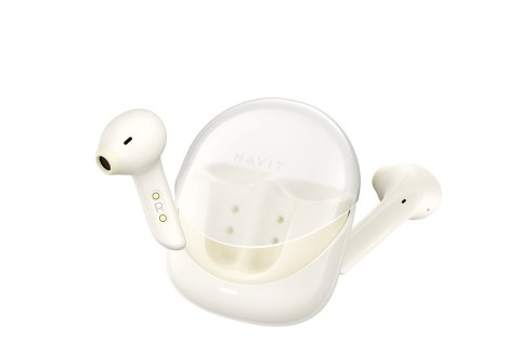 Słuchawki Bluetooth Havit Modern Buds (beżowy) Słuchawki Bluetooth Havit Modern Buds (beżowy)
