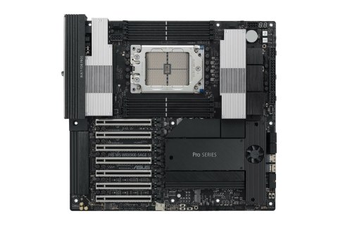 Płyta główna Asus Pro WS WRX90E-SAGE SE 1x sTR5 AMD ryzen Threadripper PRO 7000 SoC (8x DIMM, 4x SATA, 2x SlimSAS, 4xM.2, 2x10Gb