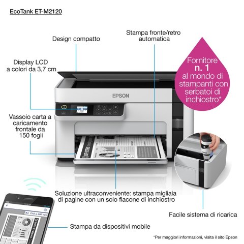 Urządzenie wielofunkcyjne EPSON EcoTank M2120