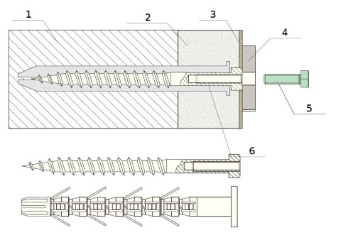 KOŁEK ROZPOROWY JPK-12X260/M5 EBOLT KOŁEK ROZPOROWY JPK-12X260/M5 EBOLT